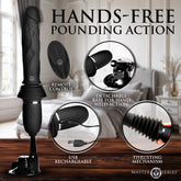 XR Brands Ultimate Power Pounder Vibrating Dildo Vibrating Dildos